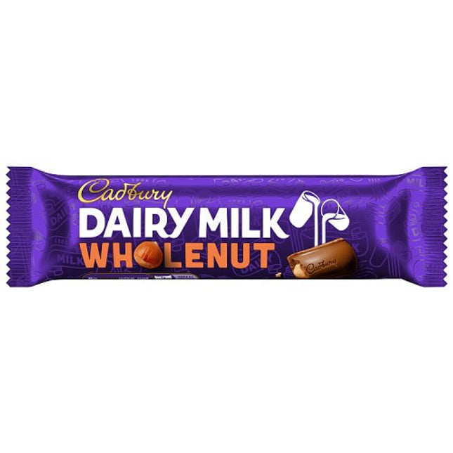 Cadbury Dairy Milk Whole Nut Chocolate Bar 45g