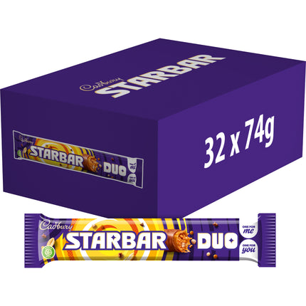 Cadbury Starbar Duo Chocolate Bar 74g