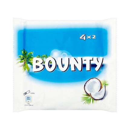 Bounty Coconut & Milk Chocolate Duo Bars Multipack 4x57g