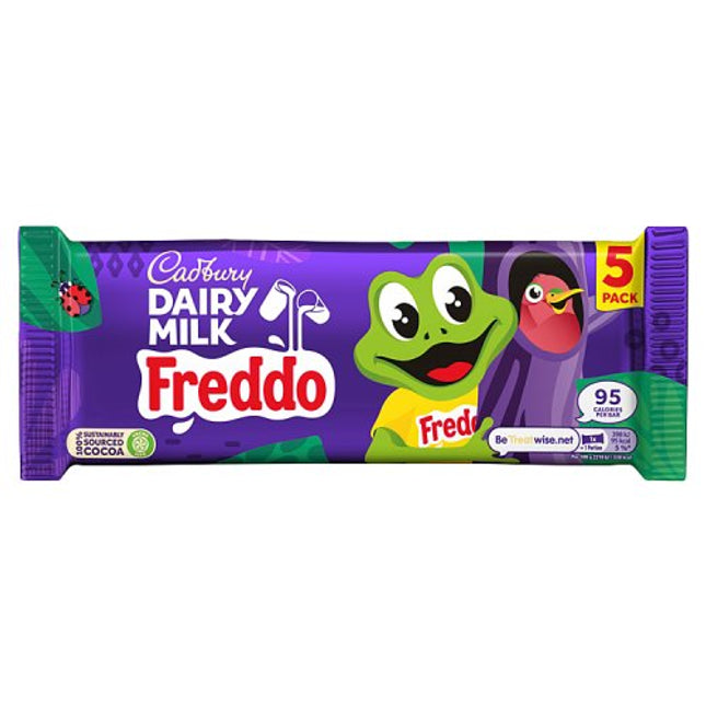 WIGIG Cadbury Dairy Milk Freddo Chocolate Bar 5 Pack Multipack 90g