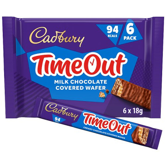 Cadbury Time Out 6 Pack 108g