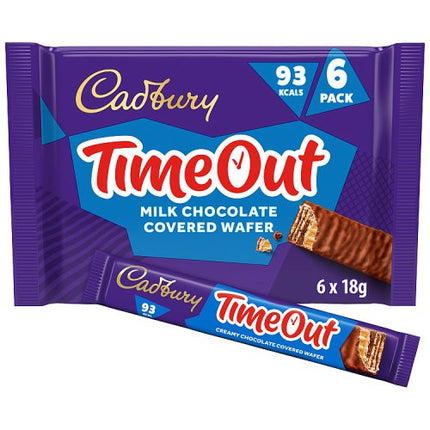 Cadbury Time Out Bar 6 Pack Multipack 108g