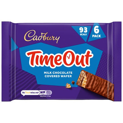 Cadbury Time Out Bar 6 Pack Multipack 108g