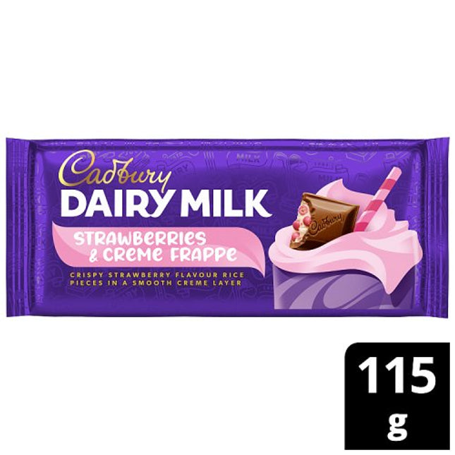 Cadbury Dairy Milk Strawberries & Cream 115g