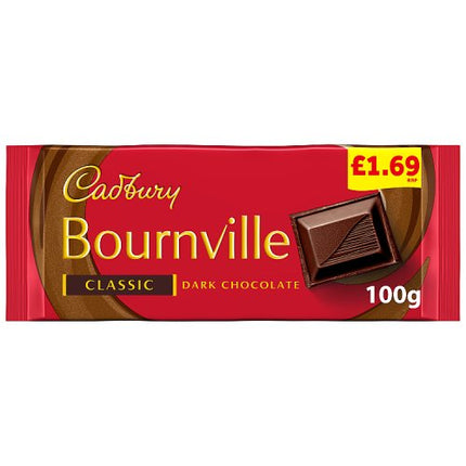 Cadbury Bournville Chocolate Block 100g £1.69