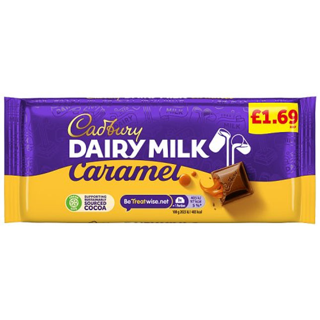 Cadbury Dairy Milk Caramel Chocolate Bar £1.69 PMP 120g