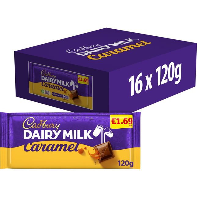 Cadbury Dairy Milk Caramel Chocolate Bar £1.69 PMP 120g