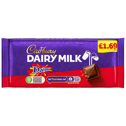 Cadbury Daim Chocolate Block 120g £1.69