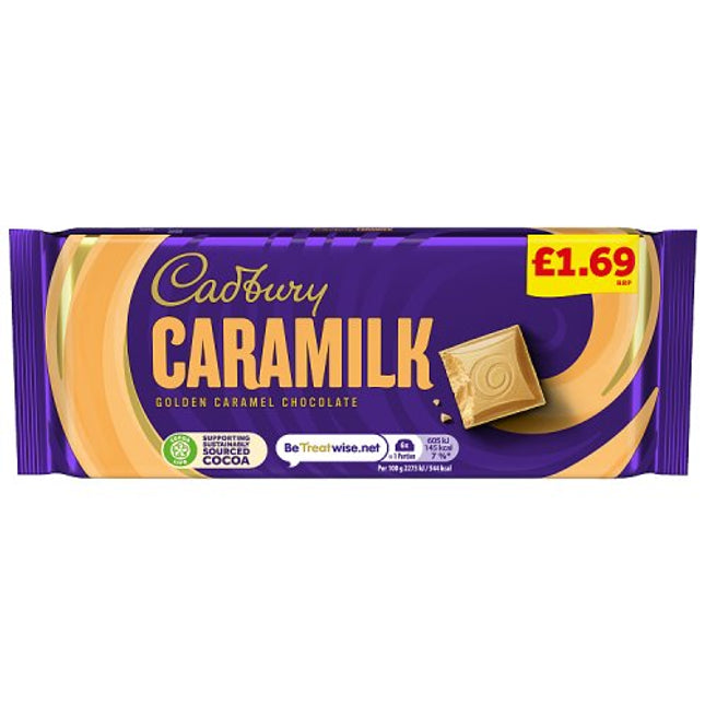 Cadbury Caramilk Chocolate Bar PMP £1.69 80g