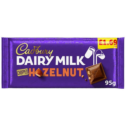 Cadbury Dairy Milk Chopped Nut Chocolate Bar 95g £1.69