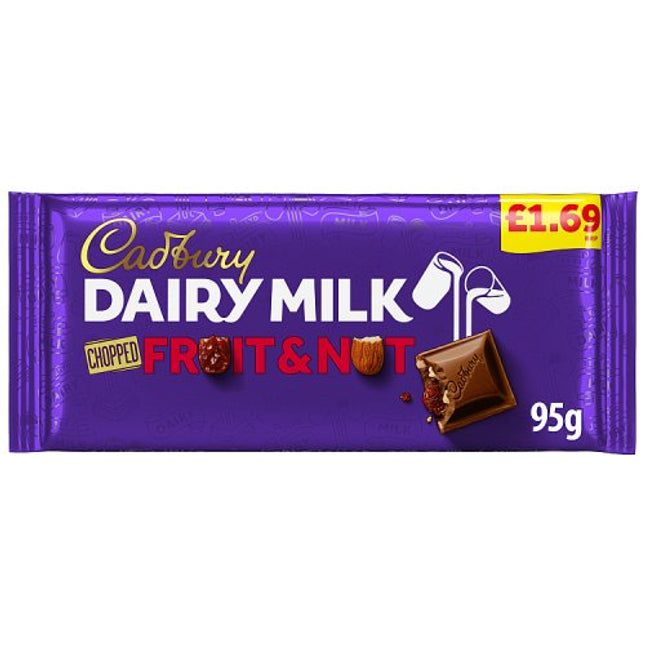 Cadbury Dairy Milk Fruit & Nut Chocolate Block 95g £1.69