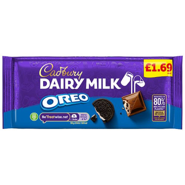 Cadbury Dairy Milk with Oreo Chocolate Block 120g £1.69