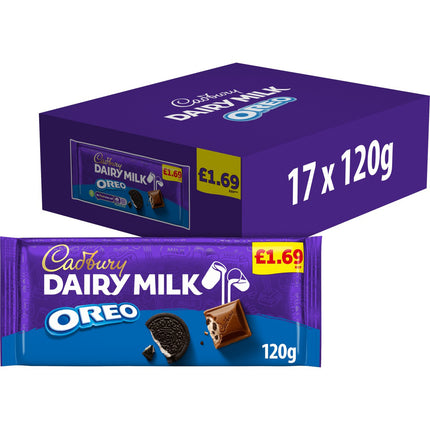 Cadbury Dairy Milk Oreo Chocolate Bar £1.69 PMP 120g