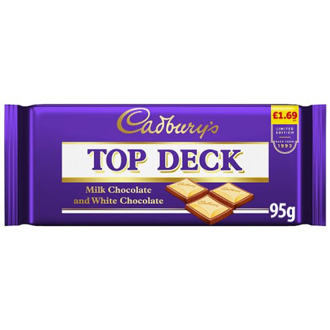 Cadbury Top Deck Chocolate Block 95g £1.69