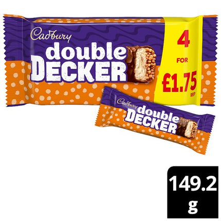 Cadbury Double Decker 4 Pack 149.2g £1.75