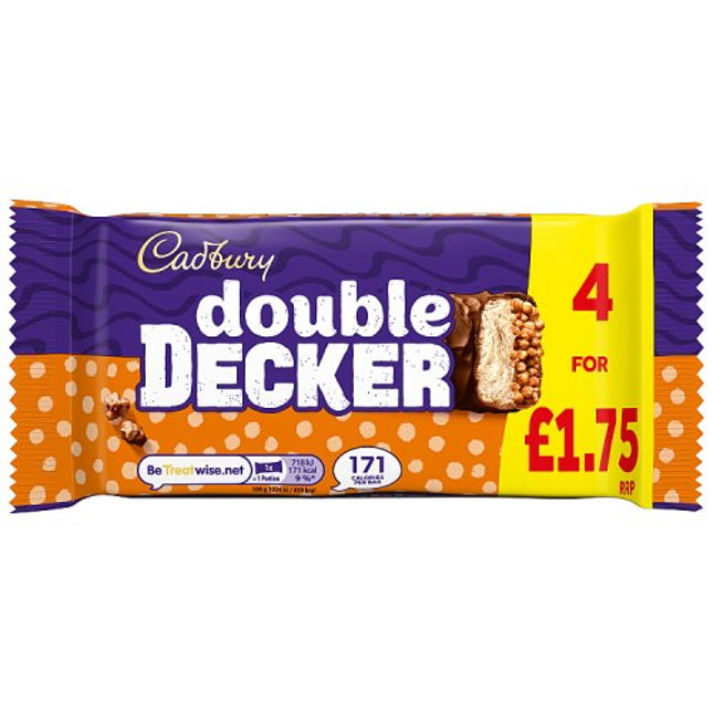 Cadbury Double Decker 4 Pack 149.2g £1.75