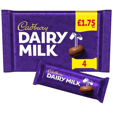 Cadbury Dairy Milk 4pk 108.8g £1.75