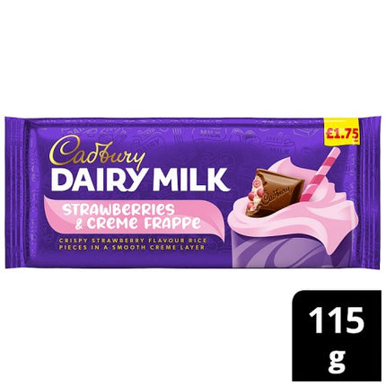 Cadbury Dairy Milk Strawberries & Cream Block 115g £1.75