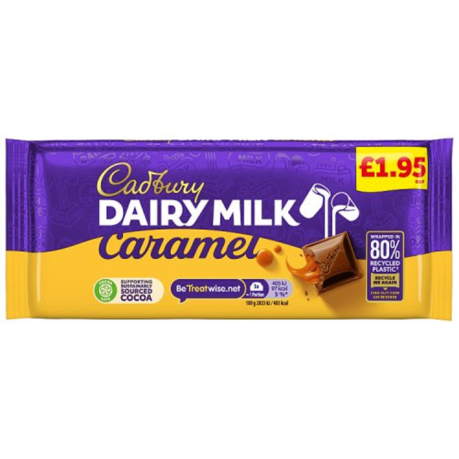 Cadbury Dairy Milk Caramel Chocolate Bar £1.95 120g