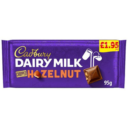 Cadbury Dairy Milk Chopped Nut Bar PMP £1.95 95g