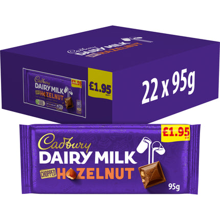 Cadbury Dairy Milk Chopped Nut Bar PMP £1.95 95g