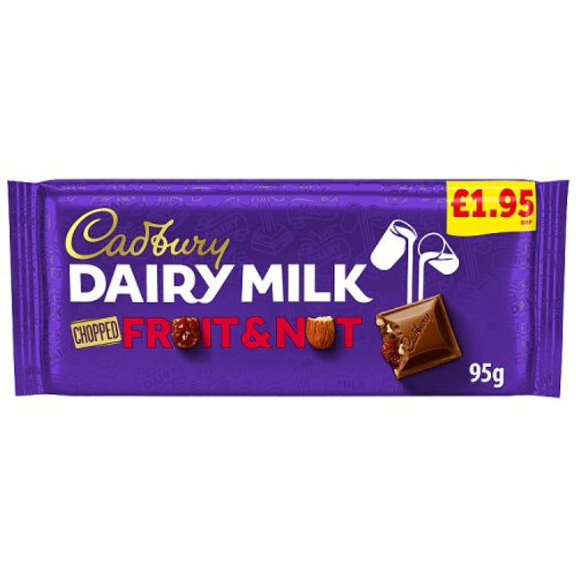 Cadbury Dairy Milk Fruit & Nut Chocolate Bar PMP £1.95 95g