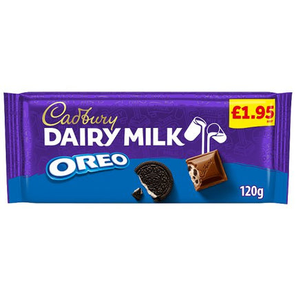 Cadbury Dairy Milk Oreo Chocolate Bar PMP £1.95 120G