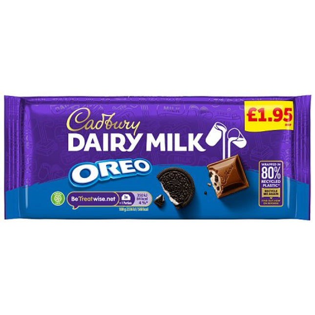 Cadbury Dairy Milk Oreo Chocolate Bar 120G £1.95