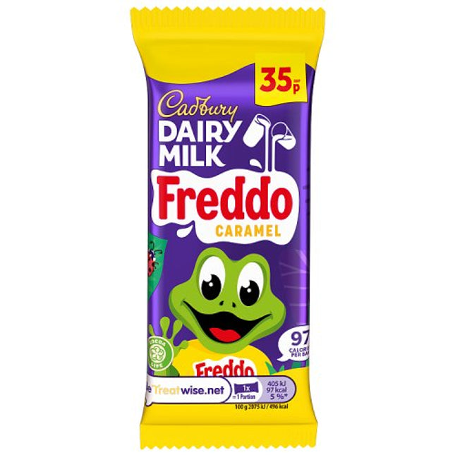 WIGIG Cadbury Freddo Caramel Chocolate Bar 19.5g 35p