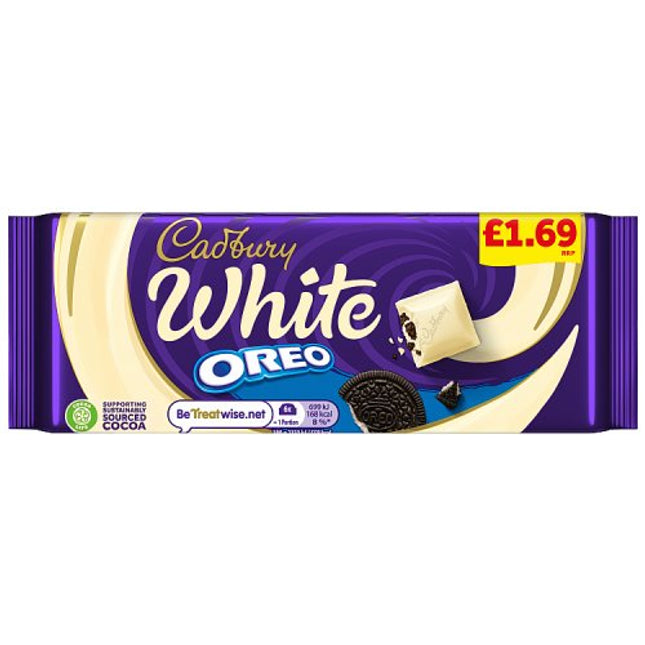 Cadbury Oreo White Chocolate Bar 120g £1.69