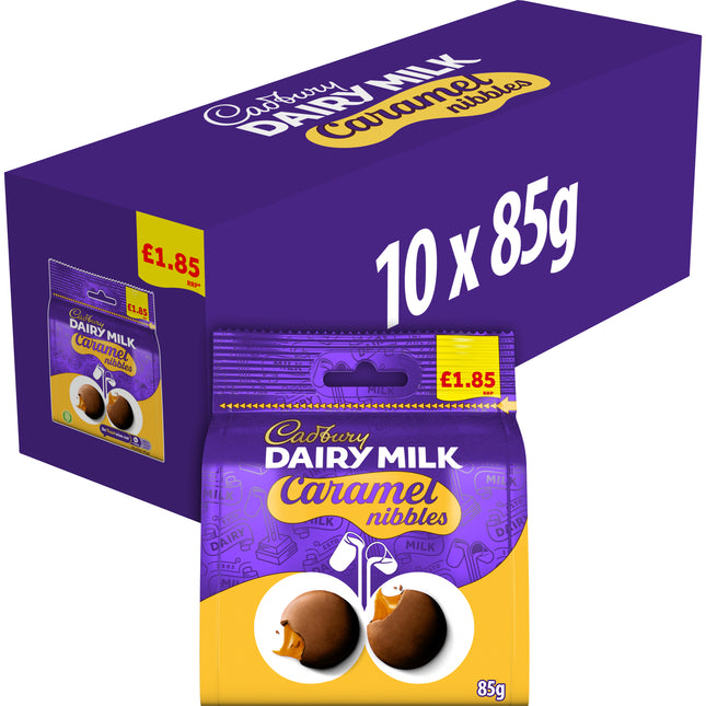 Cadbury Caramel Nibbles Chocolate Bag PMP £1.85 85g