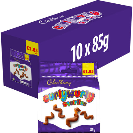 Cadbury Curly Wurly Squirlies Chocolate Bag 85g £1.85