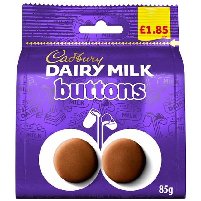 Cadbury Dairy Milk Giant Milk Buttons Chocolate Bag PMP £1.85 85g