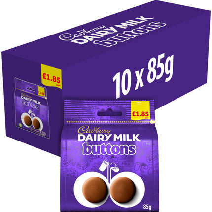 Cadbury Dairy Milk Giant Milk Buttons Chocolate Bag PMP £1.85 85g