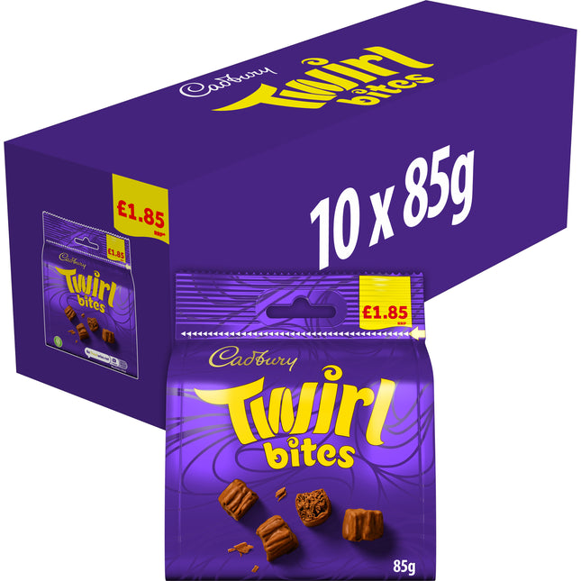 Cadbury Twirl Bites Chocolate Bag PMP £1.85 85g