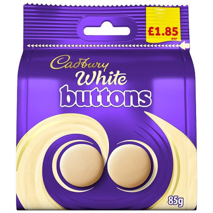 Cadbury White Chocolate Buttons 85g £1.85