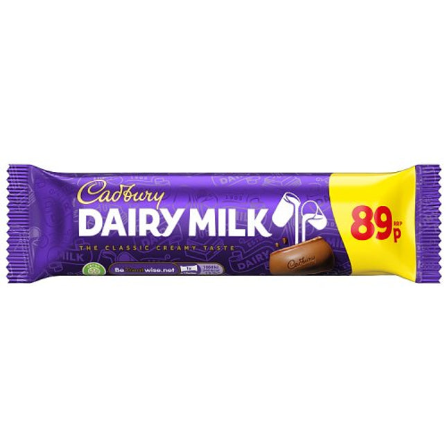 Cadbury Dairy Milk Chocolate Bar 45g 89p