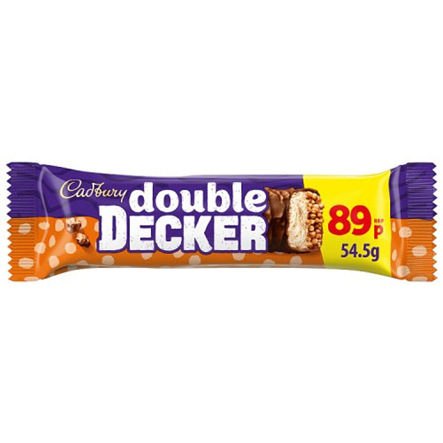 Cadbury Double Decker Chocolate Bar 54.5g 89p
