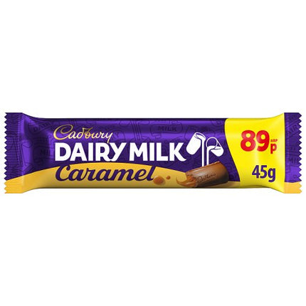 Cadbury Dairy Milk Caramel Chocolate Bar 45g 89p