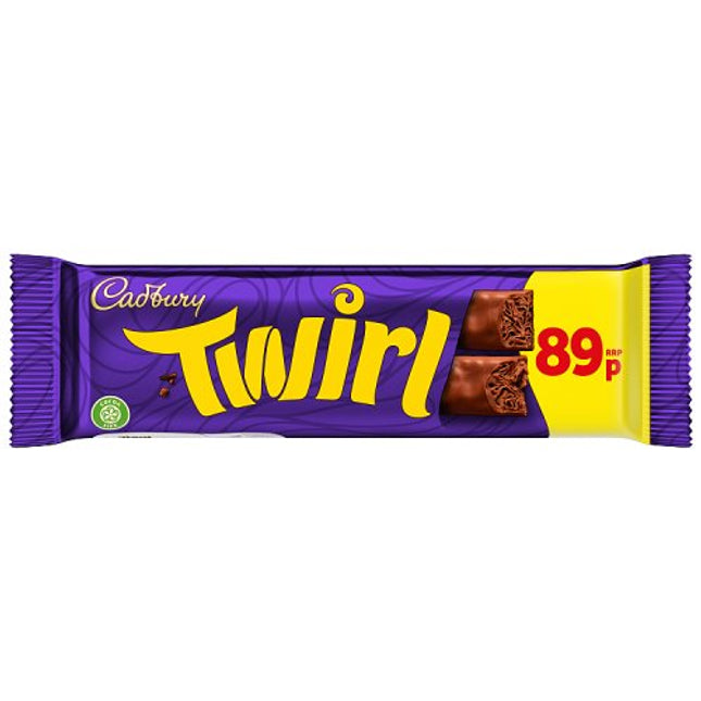 WIGIG Cadbury Twirl Chocolate Bar 43g 89p