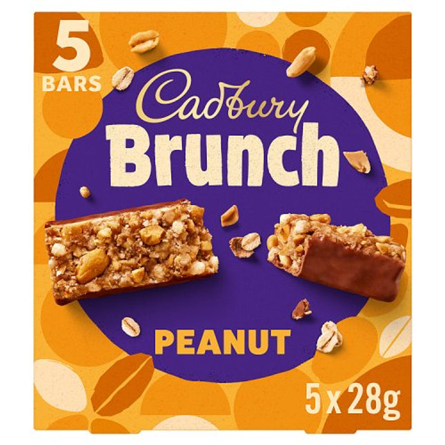 Cadbury Brunch Bar Peanut 5 Pack 140g