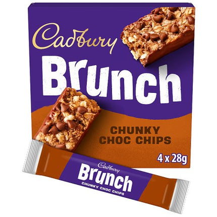 Cadbury Brunch Bar Chocolate Chip 4 pack 112g