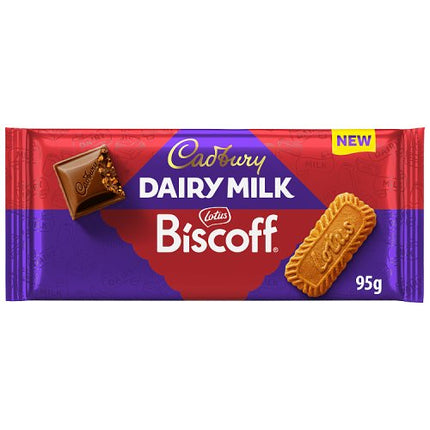 Cadbury Dairy Milk Biscoff Chocolate Bar 95g