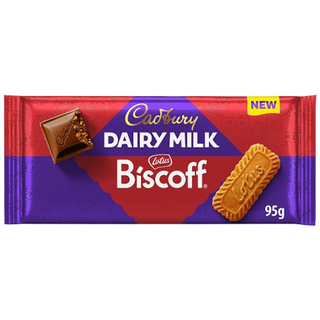 Cadbury Dairy Milk Biscoff Chocolate Bar 95g