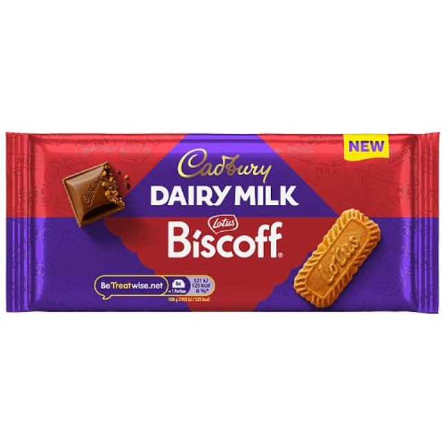 Cadbury Dairy Milk Biscoff Block 95g