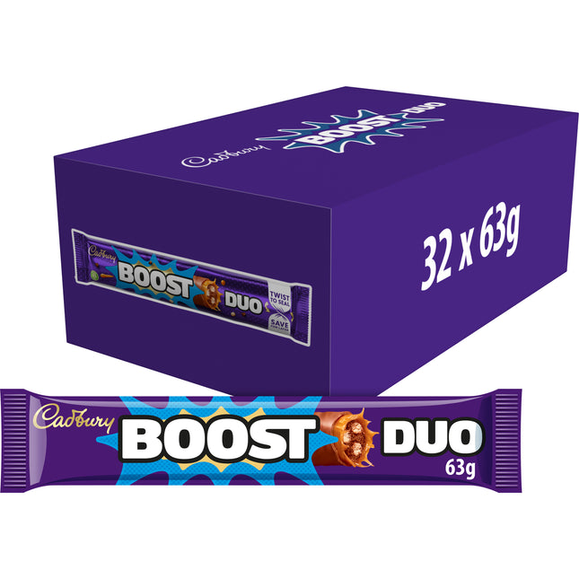 Cadbury Boost Duo Chocolate Bar 63g