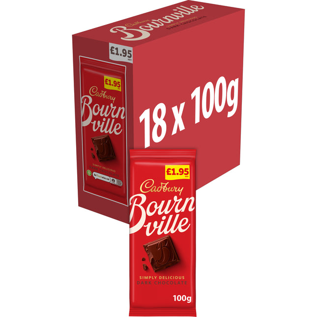 Cadbury Bournville Classic Dark Chocolate Bar PMP £1.95 100g