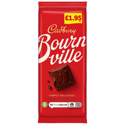 Cadbury Bournville Classic Dark Chocolate Bar PMP £1.95 100g