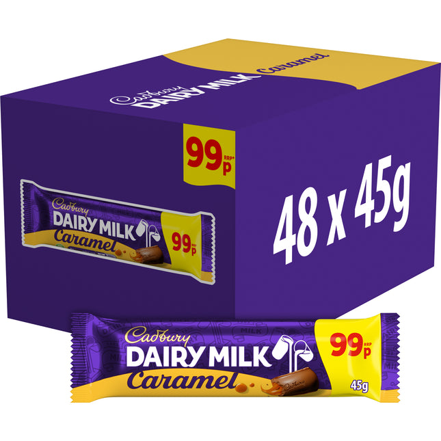 Cadbury Dairy Milk Caramel Chocolate Bar 45g £0.99