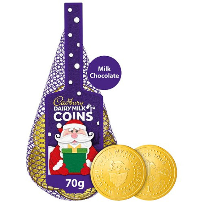 Cadbury Dairy Milk Chocolate Coins 70g